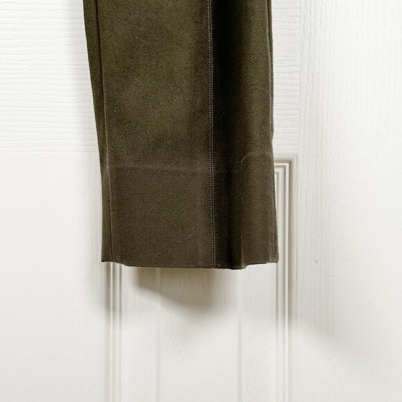 Vince Stitch Front Legging Womens Size M Green Ankle Zip Side Stretch Cl… - Picture 6 of 10